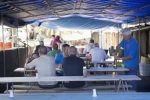 Pulpo en los pendellos del Campo de la Feria de Sarria, 6, 20 y 27 de cada mes del año