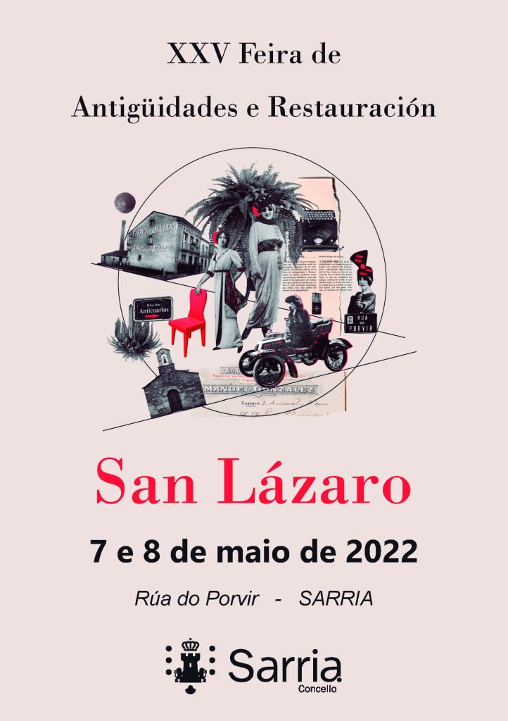 Cartel XXV Feira de Antiguidades Sarria